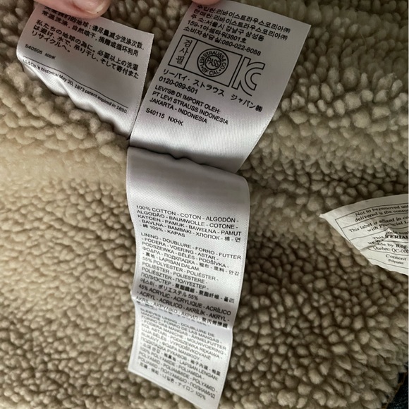 Loved, Levi’s Vintage Classic Men’s Jean Jacket with Sherpa Lining size Small S - Picture 15 of 16